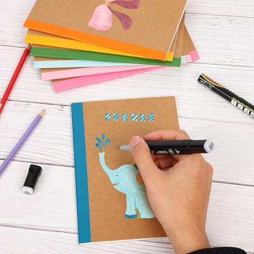 LABUK 60 Pack Notebooks Bulk, A5 Lined Journaling Notebooks Bulk, Rainbow Composition Notebooks Journals, 15 Colors 60 Pages for School Office - Image 6