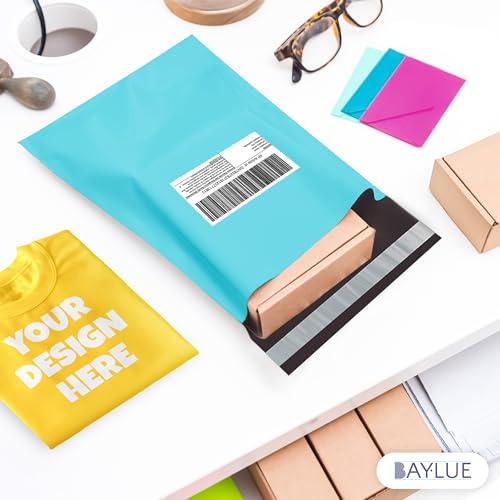 Teal Poly Mailers 14.5x19, Self Seal Shipping & Mailing Bags, 500 Pack Bulk - Image 6