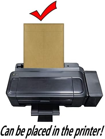 Xxcxpark 120 PCS 9x12 inches Security Catalog Envelopes Printable Self Seal Envelopes, Anti Tear Recycled Kraft Envelopes for Invitation Cards, Pictures, Photos, Documents - Image 4