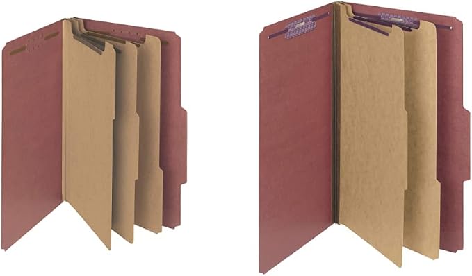 Smead 100% Recycled Pressboard Classification File Folder, 10 per Box & Pressboard Classification File Folder by Unknown