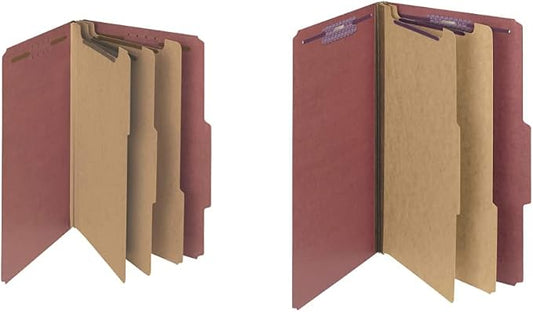 Smead 100% Recycled Pressboard Classification File Folder, 10 per Box & Pressboard Classification File Folder by Unknown
