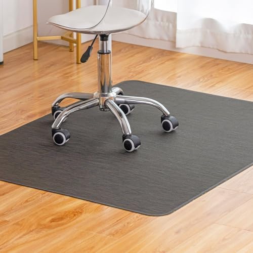 BARoyal Office Chair Mat for Hardwood Floor Under Desk Computer Rolling Chair Mat for Wood/Tile Floor Non-Slip Heavy Duty Desk Rug PVC Plastic Hard Floor Protector 40"x 48" (Espresso) by BAROYAL