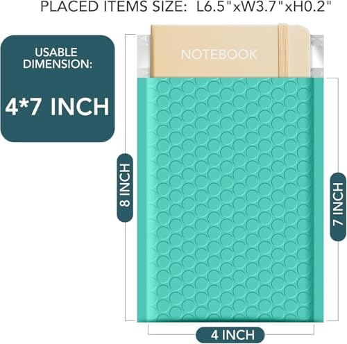 Metronic Bubble Mailers 4x8 Inch 4000 Pack Teal Waterproof Bubble Mailer - Image 2