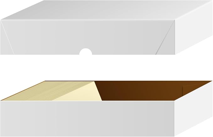 White Business Card Folding Boxes - 25 Per Pack - (10 x 3 1/2 x 2") - Image 3