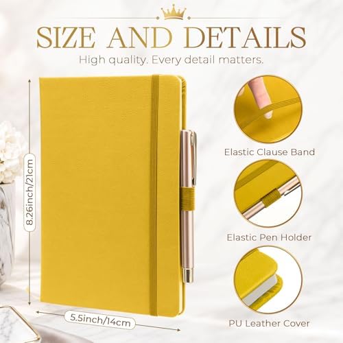 Laumoi 28 Pack A5 PU Leather Lined Notebook Journal, Vibrant Color,Simple - Image 2