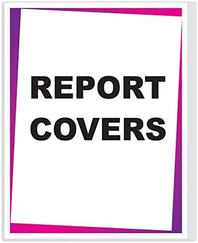 C-Line Clear Report Covers Only, Vinyl, For Use with Slide 'N Grip Binding Bars, 8.5 x 11 Inches, 100 per Box (31357) - Image 2