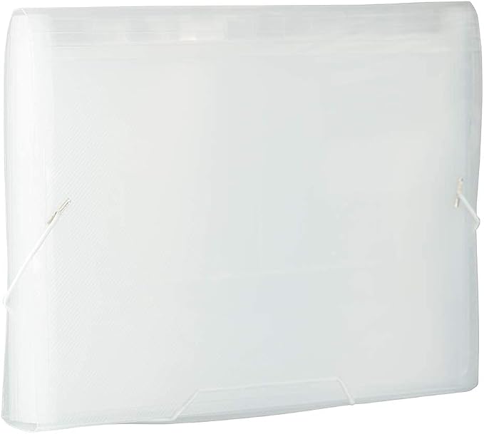 JAM PAPER Accordion Folders - 13 Pocket Plastic Expanding File - Letter Size - 9 x 13 - Clear - Sold Individually - Image 4