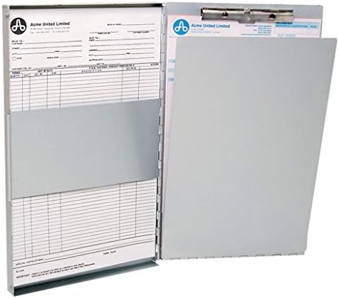 Westcott E-17004 00 Aluminium Form Holder Box, A4, Internal clipboard, laterally Opening by Westcott