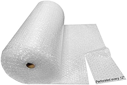 Bubble Cushioning Wrap Roll 48" Wide x 100 ft - Medium Bubbles 5/16", Clear - Image 3