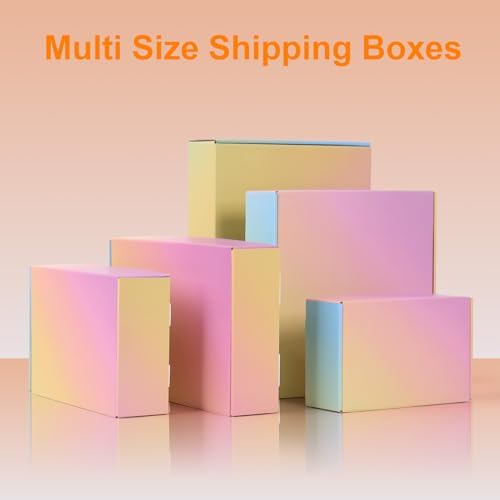 Shipping Boxes Small 6x4x2", 30 Pack Colorful Cardboard Mailer Boxes, Mailing Boxes for Packaging Small Business - Image 4