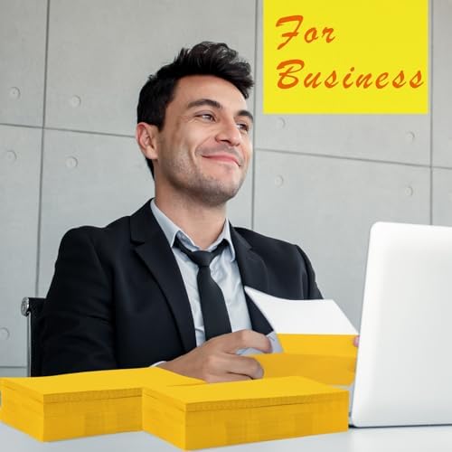 Jutom #10 Letter Size Kraft Envelopes, Gold, 500 Pcs - Image 5