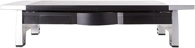 Fellowes 8031101 Monitor Riser,Adjustable,19-7/8-Inch x14-1/16-Inch x4-Inch -6-1/2-Inch,BK/SR - Image 3