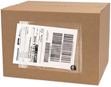 500 Pack UPS Label Pouches 6.5” x 10”| Packing List Envelope | Commercial Grade UPS Pouches | Shipping Label Pouches | Mailing Pouches | UPS Pouches | UPS Label Pouch | Labels for Storage Bins by Unknown