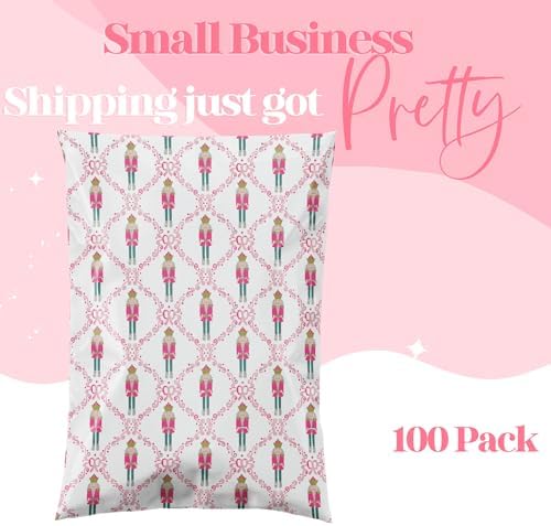 Pretty Package Store Poly Mailers 6x9, Pink Nutcracker, 100 Pack - Image 4