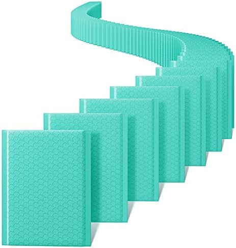 Metronic Bubble Mailers 6x10 Inch 100 Pack Teal Padded Envelopes by METRONIC