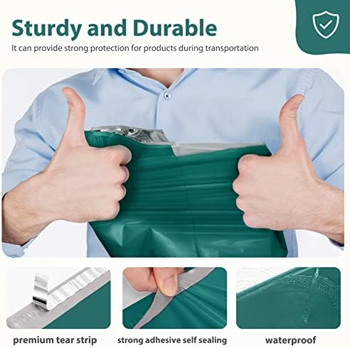 Fuxury Poly Mailers 10x13'' 50 Pcs, Waterproof Shipping Bags for Clothing - Image 4