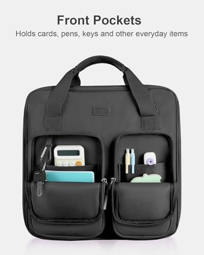 3 Inch Zipper Binder 3 Ring with Shoulder Strap & Multi-Pocket - Image 3