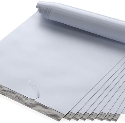 14.5" X 19" Extra Large Poly Mailers, 1000 Count White Polymailer Shipping Envelopes for Clothes 2 Mil Unpadded Waterproof Opaque Self-Seal Poly Bags with Tear/Puncture Proof Adhesive Strip by GPI+POLY