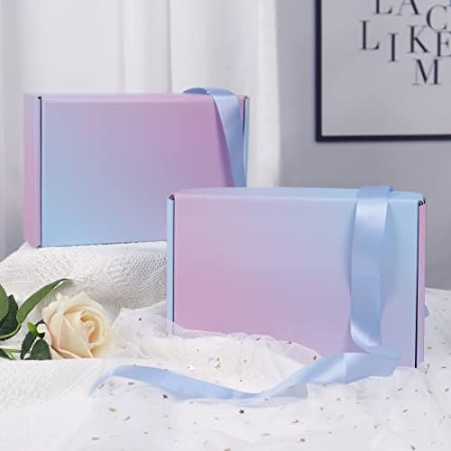 30 Pack 9"x6"x2" Corrugated Packaging Mailer Boxes, Purple Shipping Packaging Boxes for Small Business, Recyclable Cardboard Literature Gift Boxes Mailing - Image 5