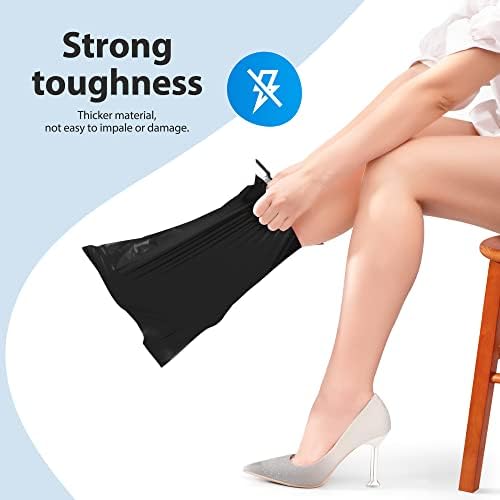 Fuxury 500Pcs Poly Mailers 14.5x19", Bulk Shipping Bags for Clothing Black - Image 5
