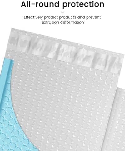 GSSUSA Light Blue Bubble Mailers 6x10" 600 Pack Padded Envelopes Self Seal - Image 3