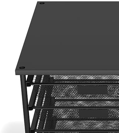 TRU RED Wire Mesh File Organizer, 12‑Compartment, Matte Black, 2‑Pack – Vertical Desktop Sorter for Files, Folders & Mail - Image 5