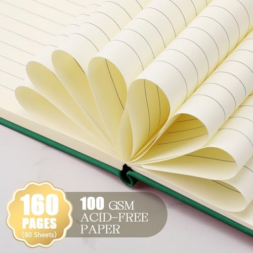 Laumoi 28 Pack A5 PU Leather Lined Notebook Journal, Vibrant Color,Simple - Image 6