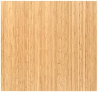 Anji Mountain 52" x 48" Bamboo Office Chair Mat for Carpet & Hardwood Floor - Image 2