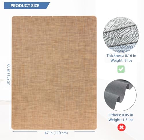 Office Chair Mat for Hardwood Floor Under Desk Rolling Chair - Image 2