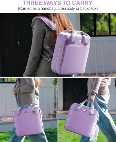 Realove 3 inch Zipper Binder 3 Ring with Pencil Pouch,Backpack Style - Image 5