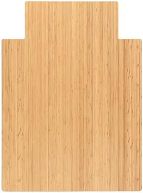 Anji Mountain 48" x 36" Bamboo Office Chair Mat for Carpet & Hardwood Floor - Image 2
