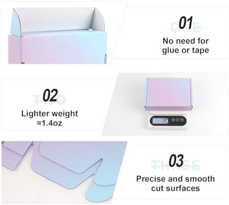 6"x4"x1.6" Shipping Boxes, 50 Pack Purple Cardboard Mailer Box, Small Gift Boxes for Packaging Small Business - Image 4