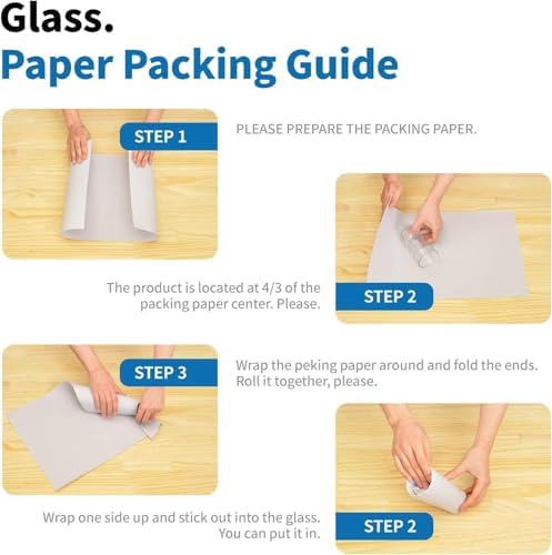 HANA PAPER 30.5" x 17" Large Size (150 sheets, 5.5lb) Packing Paper Sheets for Moving, A grade of Newsprint paper for wrapping, storage, shipping. Box packaged. Ideal for wrap dish, glassware. - Image 4