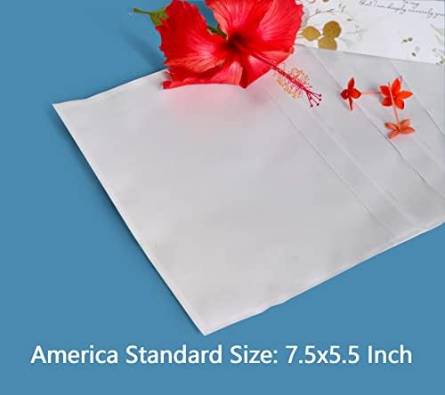 1000 PCS 7.5"x 5.5" Clear Self-Adhesive Packing List Envelopes - Plastic Shipping/Mailing Pouch Enclosed Bags for Packing Slips Invoice Label - Image 2