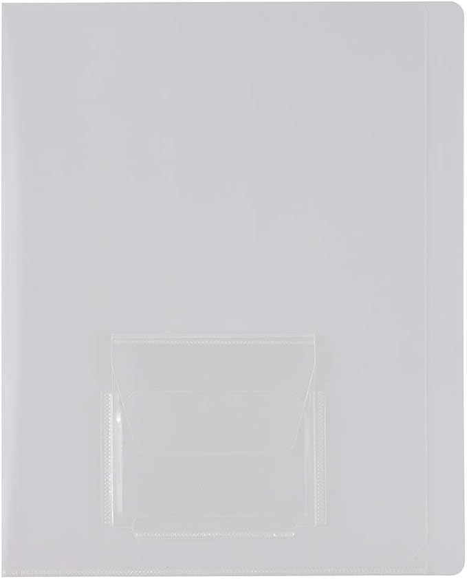 JAM PAPER Plastic Sleeves with Mini Pocket - Letter Size - 9 x 11 1/2 - Clear Project Pockets - 10 Page Protectors/Pack - Image 3