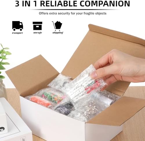Frienda 300 Pcs Self Adhesive Bubble Bags Packing Pouches, 2" X 3.15" - Image 6