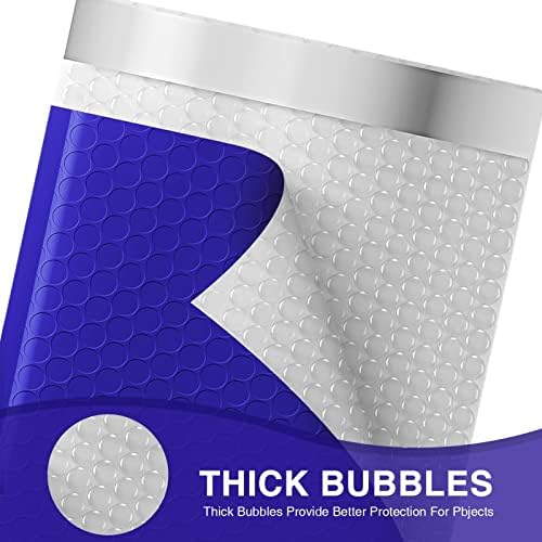 Metronic Bubble Mailers 6x10 Inch 100 Pack Thick Padded Envelopes Blue - Image 3