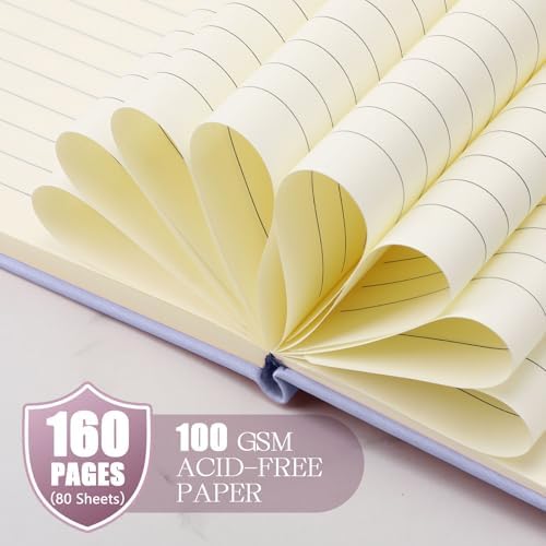 Laumoi 28 Pack A5 PU Leather Lined Notebook Journal, Pastel Color,Simple - Image 5