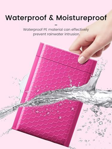 GSSSUSA Pink Bubble Mailers 4x8" 500 Pack Padded Envelopes Self Seal - Image 6