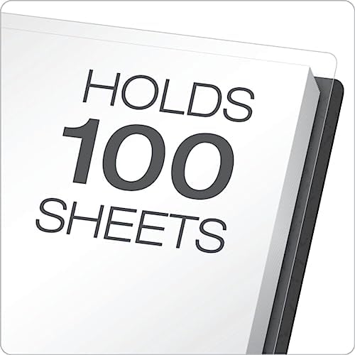 Oxford Clear Front Report Covers, Resume Cover, Presentation Cover, Black, Letter Size, 25 per box (55806EE) - Image 6