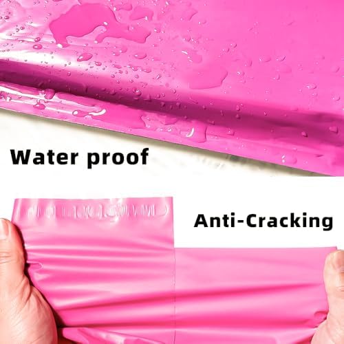 POLYSELLS 100 pcs 19x24 Inches Pink Poly Mailers Shipping Envelopes, Strong Adhesive Sealing, Waterproof, and Tear-resistant Postal Mailing Bags for Clothing, Books, and Accessories - Image 4