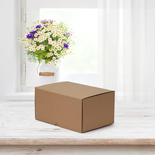HORLIMER 10x7x5 inches Shipping Boxes Set of 20, Brown Corrugated Cardboard Box Literature Mailer - Image 6