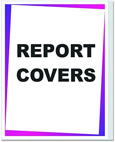 C-Line Clear Report Covers Only, Vinyl, for Use with Slide 'N Grip Binding Bars, 8.5 x 11 Inches, 100 per Box (31357) (Pack of 2) - Image 2