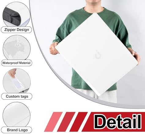 Premium Card Binder 16 Pocket - Fits 1600 Cards，4X4 Ringless Card Album with Sleeves for Trading Cards & Sports Cards（Model C，Classic White） - Image 5