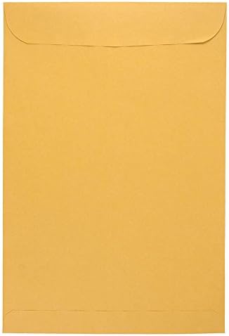 JAM PAPER 10 x 15 Open End Catalog Envelopes with Peel and Seal Closure - Brown Kraft Manila - Bulk 500/Box - Image 3