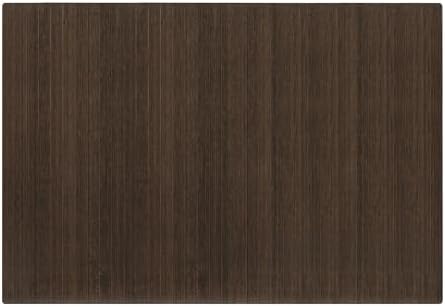 Anji Mountain 72" x 48" Bamboo Office Chair Mat for Carpet & Hardwood Floor - Image 2
