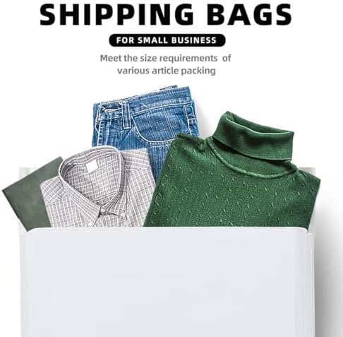 POLYSELLS 50 pcs 24x24 Inches White (Silver inside) Poly Mailers Shipping Envelopes, Strong Adhesive Sealing, Waterproof, and Tear-resistant Postal Mailing Bags for Clothing, Books, and Accessories - Image 6