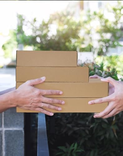 40 Pack Small Shipping Boxes, 10x8x2 Inch Brown Cardboard Boxes for Small Business - Image 5