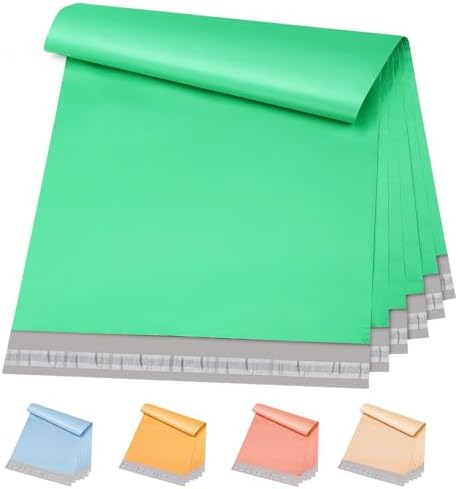 Metronic Poly Mailers Bags Large Shipping Bags 14.5x19 100 Pcs Green by METRONIC