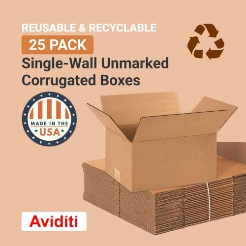BOX USA Shipping Boxes Small 12"L x 9"W x 6"H 25-Pack - Corrugated Cardboard Box for Moving, Mailing, Packing, Packaging and Storage - Image 3